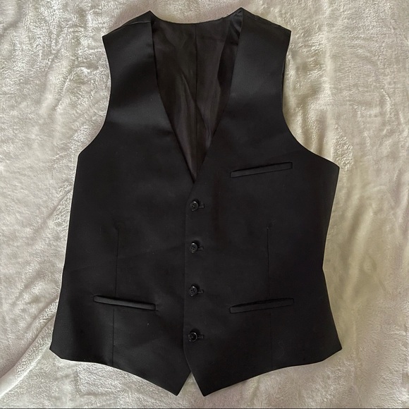 Bar III Slim-Fit Solid Wool Suit Vest, for Macy's - Picture 2 of 8